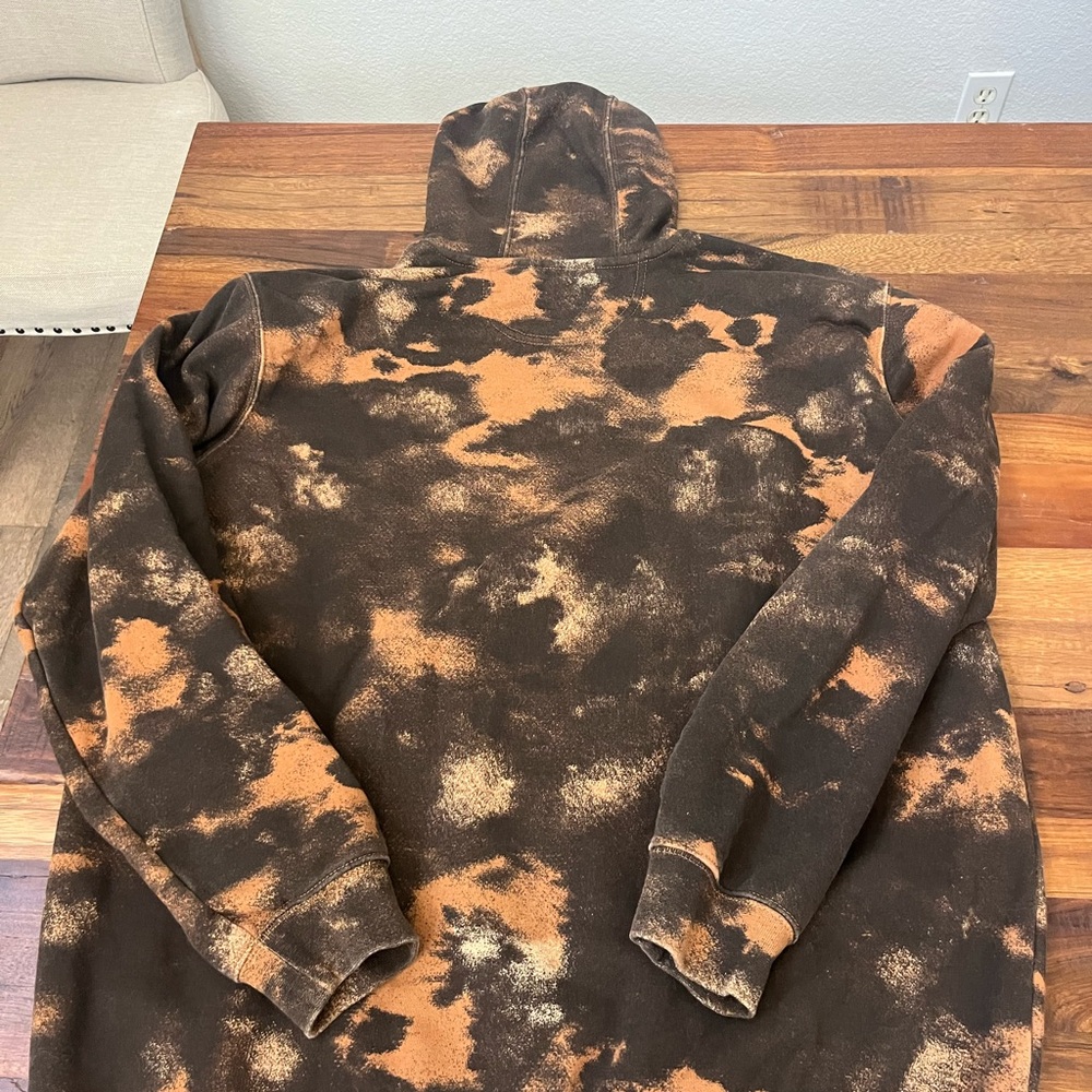 Carhartt Brown and Orange Hoodie